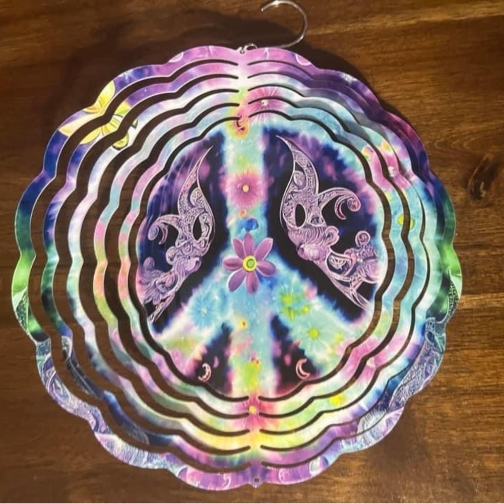 New handmade peace wind spinner